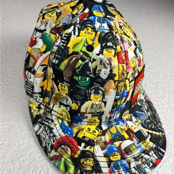 Lego 2011 Mini Figure Print Medium Snapback Hat - Picture 5 of 10